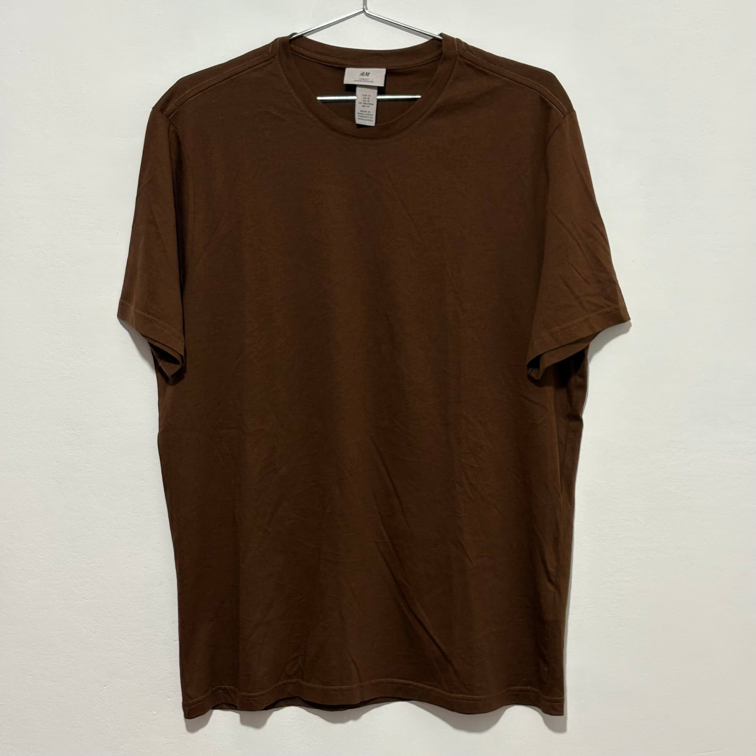 Remera H&M marron Slim fit