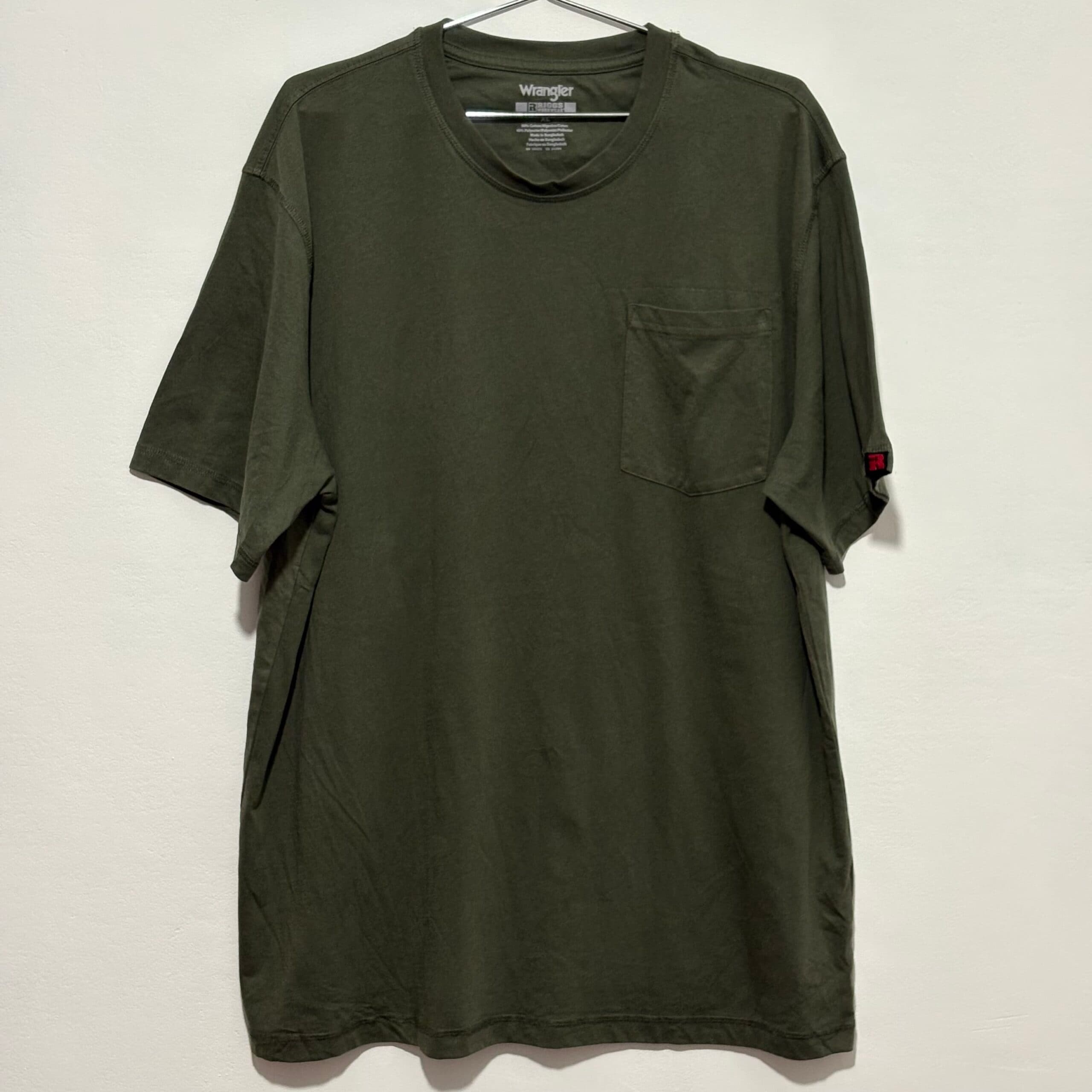 Remera Wrangler verde militar